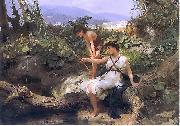 Henryk Siemiradzki Roman bucolic oil painting picture wholesale